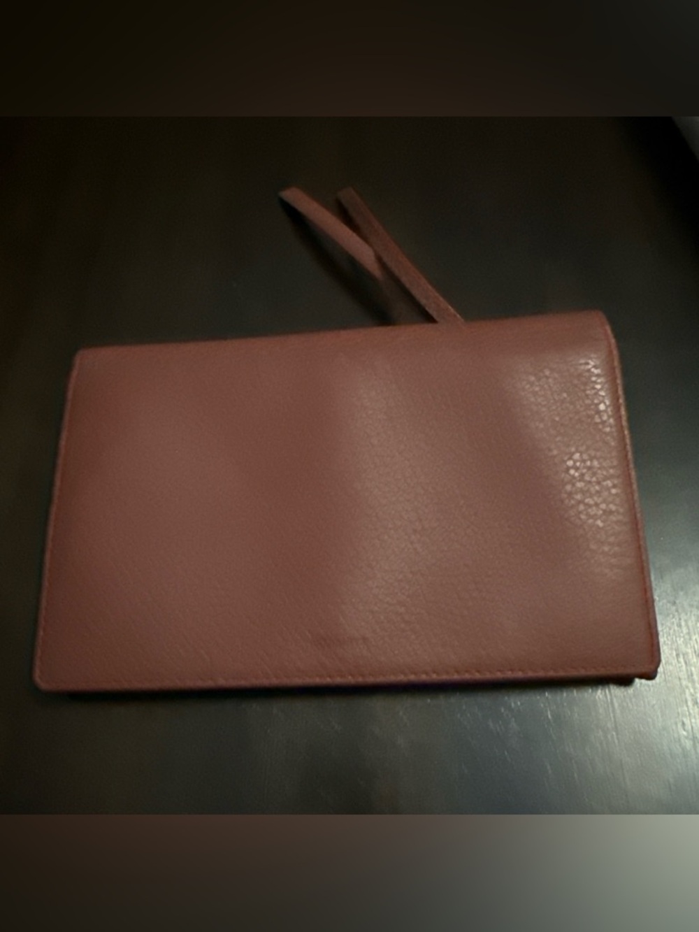 AllSaints Fetch clutch crossbody wallet no chain strap
